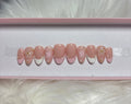 white 3d flower spring valentines day press-on nails by Polished by Maddie