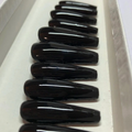 black press-on nails by Polished by Maddie