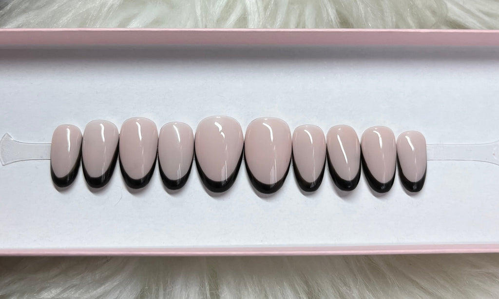 elegant classy press-on nails by Polished by Maddie