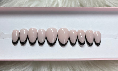 elegant classy press-on nails by Polished by Maddie